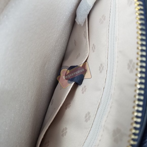 #bagsavenue Multi Margaux Blue Plaid Satchel Kate Spade With crossbody Strap - Picture 6 of 16